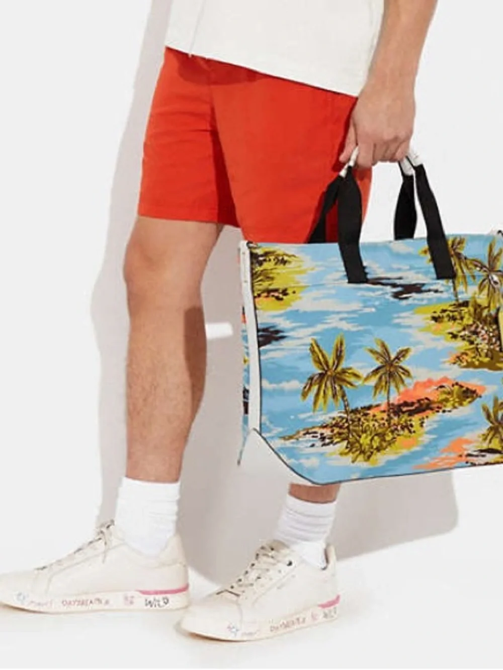 Coach Tote 38 Hawaii Print and Marc Jacobs web strap